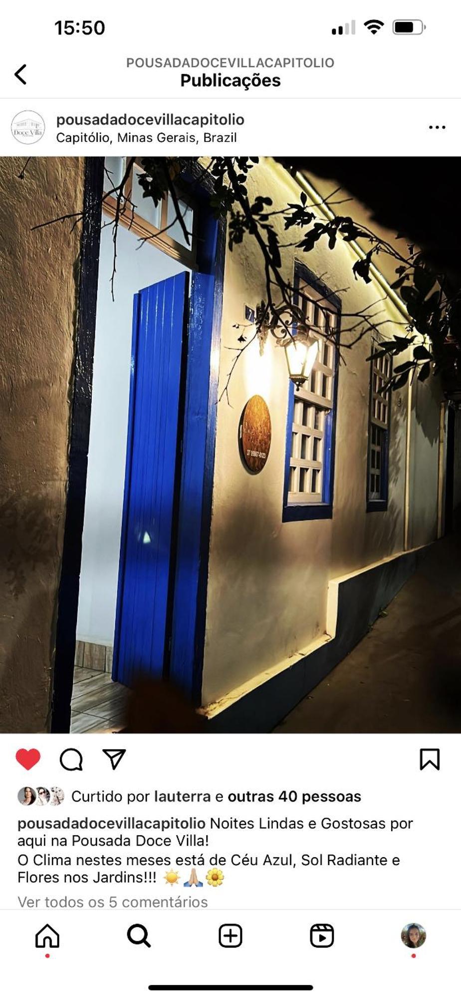 Pousada Doce Villa Capitólio エクステリア 写真